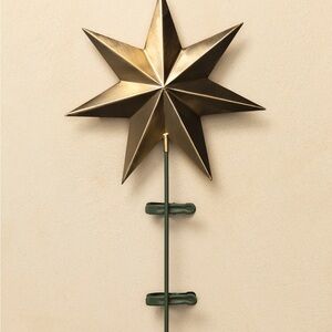 McGee & Co Etoile Tree Topper in Antique Brass